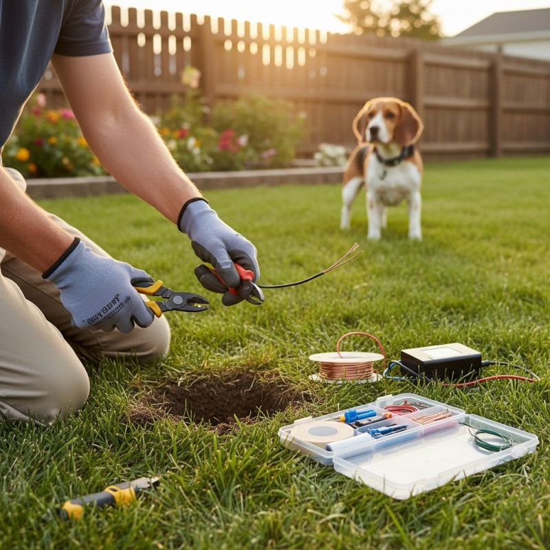 Hog Wire Fence Installation